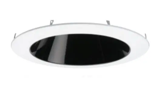 Elite Lighting RL431-RT-MB-WH Reflector Trim for RL431 Retrofit Series LED Lamps, Black Reflector/White Ring