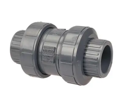 NIBCO CHEMTROL VALVES U45BC-V 2 in. Socket PVC Ball Check Valve