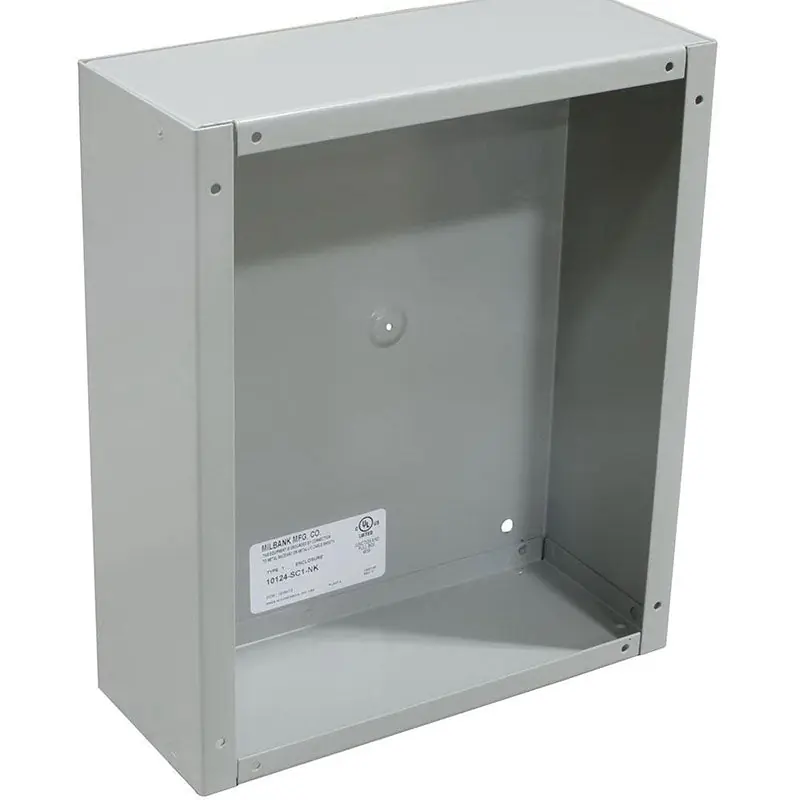 Milbank 16168-SC1-NK NEMA 1 Screw Cover Enclosure Without Knockout 16 Inch x 16 Inch x 8 Inch