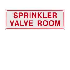 Anvil 4399000580 FPPI 02-112-00 Sprinkler Valve Room Size