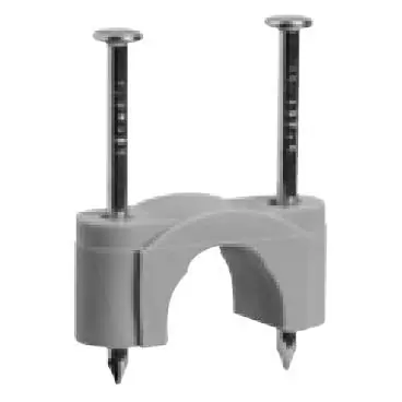 Sturgeon Bay ACMC-20 2 Nail Plastic Cable Strap, AC/MC 1/2IN To 5/8IN Diameter, Gray