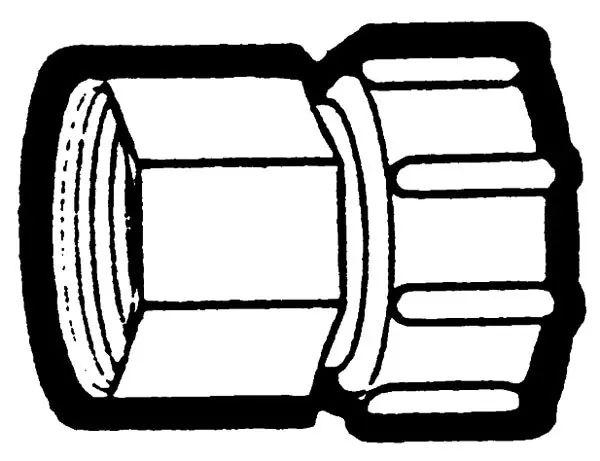 Holyoke Fittings 1055-12FPFH 3/4 x 3/4 FGHT x FPT Lead-Free Brass Swivel Female Adapter