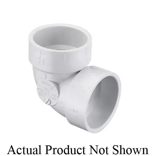 Spears P331-020 2 PVC DWV Vent Elbow Hubxhub