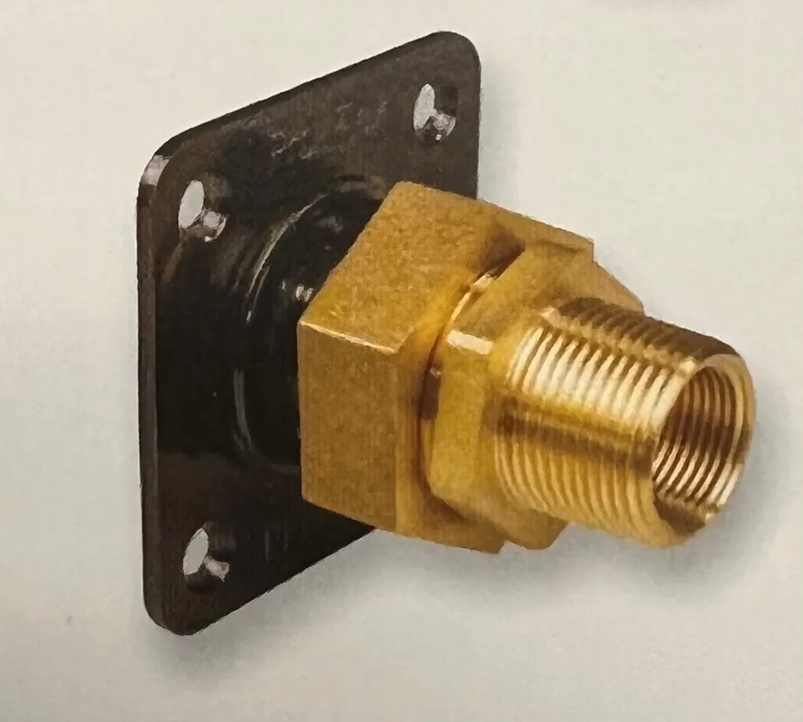 PRO-FLEX PFQT-34 SQUARE TERM PLATE WITH FITTING 3/4 MIP - 1/2 FIP REPLACEMENT MPN