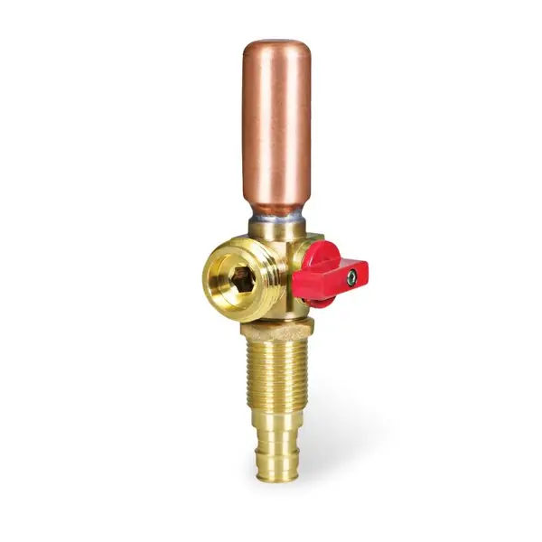 Everflow 540FH Replacement Valve Hammer Arrestor PEX A Inlet x MHT Outlet Brass for Hot Water