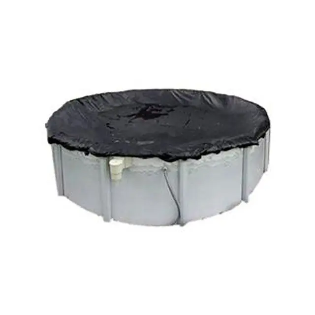 GLI 45-0028RD-ESM-3-BX GLI Estate 27/28' Round A/G Winter Cover, Black