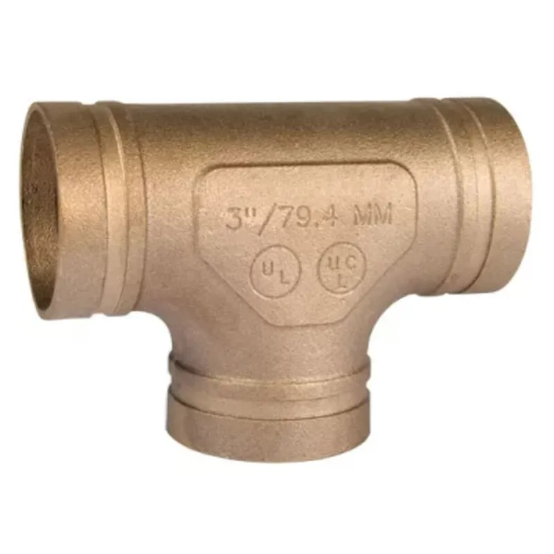 Gruvlok GVLF-619-300 3 Tee - Copper - GR x GR x GR