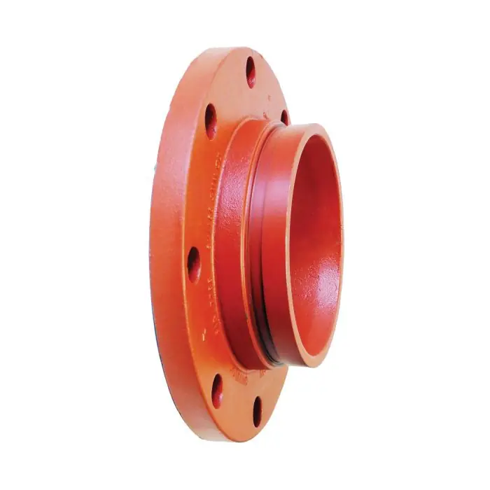 Anvil 390202422 Fig 7788 Flange Adapter, 2-1/2 In, 4-1/8 In Dia Flange, 5-1/2 In Dia Bolt Circle, 3/4 In Bolt