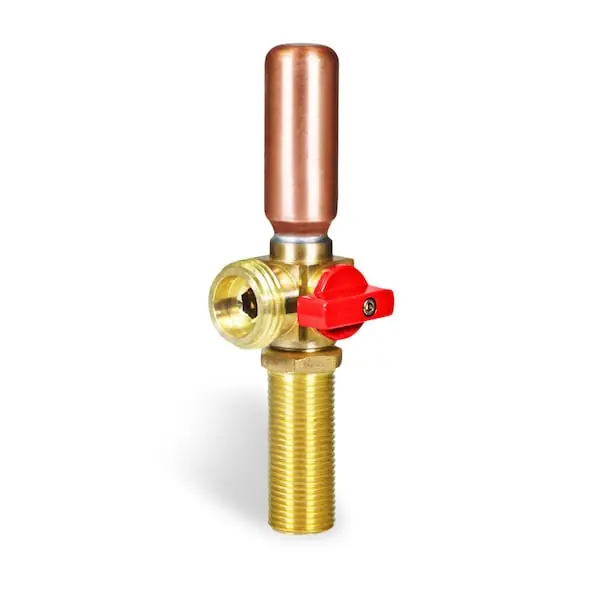 Everflow 540TH Replacement Valve 1/2 Inch SWT/MIP Inlet x 3/4 Inch MHT Outlet for Hot Water