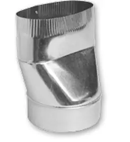 Gray Metal 6-506-NC Round to Oval No Crimp Straight Boot 6 Galvanized