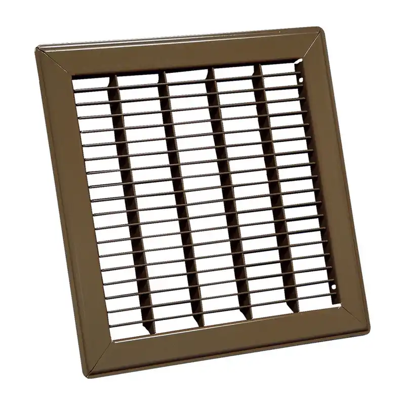 Auer Registers F251020B 10X20 Floor Grille Brown