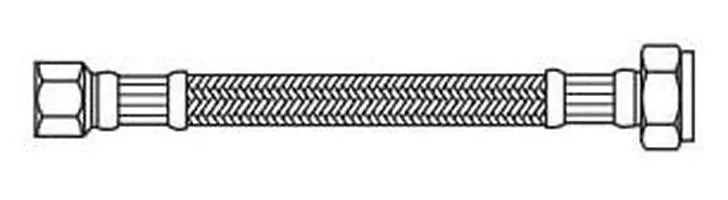 Kissler 88-2024 Faucet Connector 3/8 x 1/2 24 L 250 PSI