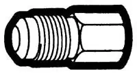 Holyoke Fittings 46-64 3/8 x 1/4, SAE Flare x FPT, Female, Reducing, Straight Adapter