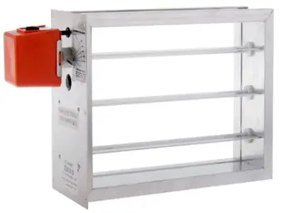 Zonefirst ZDS2412 Zone First Rectangular Spring Return Zone Damper 24V 24 x 12 in