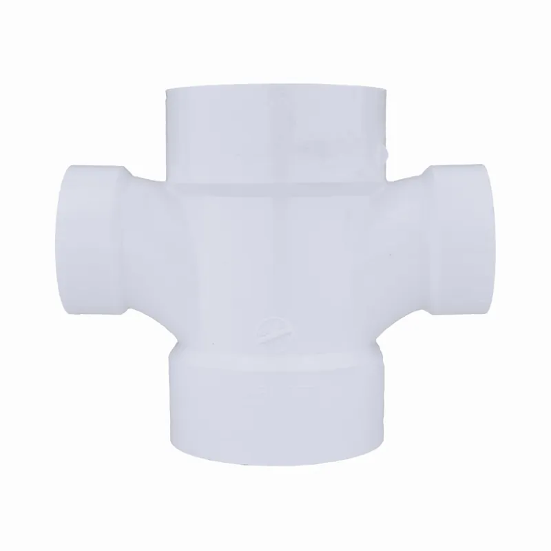 Charlotte Pipe 03516 3x3x2x2 Sanitary Tee Hub x Hub x Hub x Hub PVC DWV