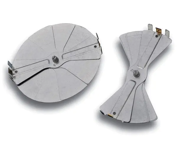 TRUaire 804-14 Damper, Radial Shape, 14 in Damper, Steel, Powder Coated, Import