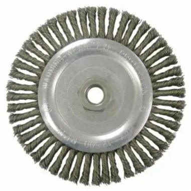 Vortec Pro 36307 Wheel Brush Narrow Face 6-7/8 in Diameter 5/8-11 Arbor