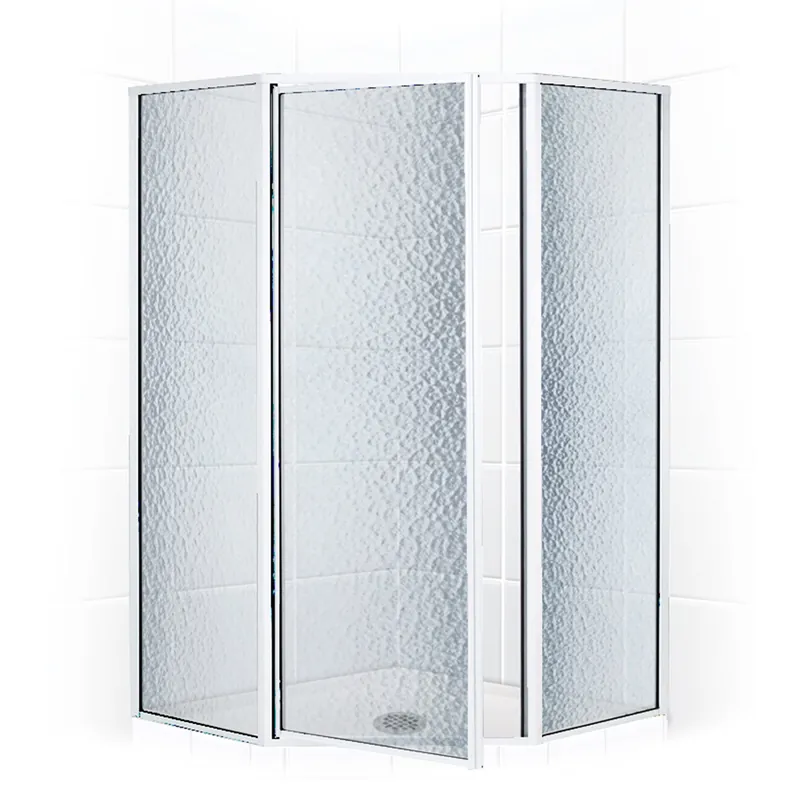 E.L. Mustee & Sons 38.750 Stylemate 70 in. Shower Door with Obscure Glass