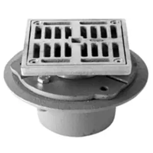 Mountain MT506P-CHBRZ 4in Square Pvc Shower Drain