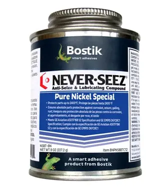 Bostik NSBT-8N Never-Seez Extreme Pressure Anti-Seize Lubricant - 8 oz