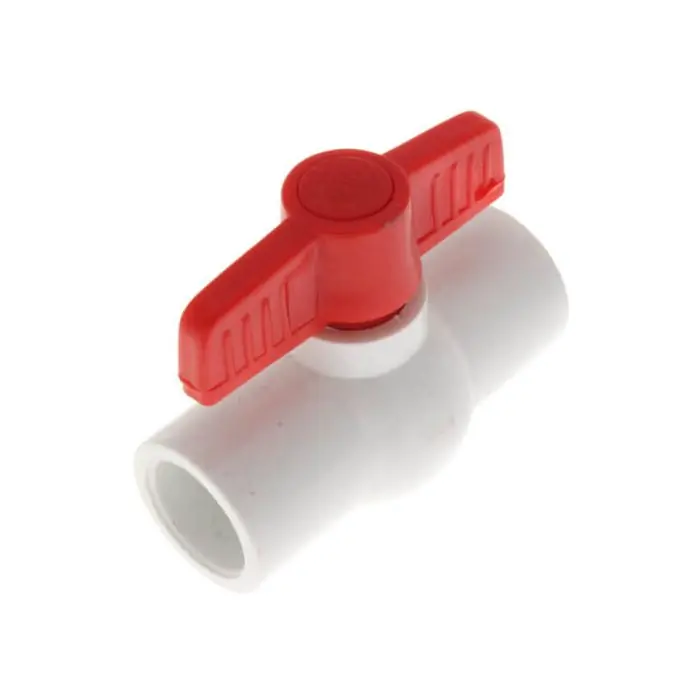 Matco V 770S03N 1/2 PVC Ball Valve - Solvent Ends