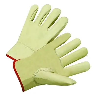 Anchor Brand 101-4015L Standard Grain Cowhide Leather Driver Gloves Large