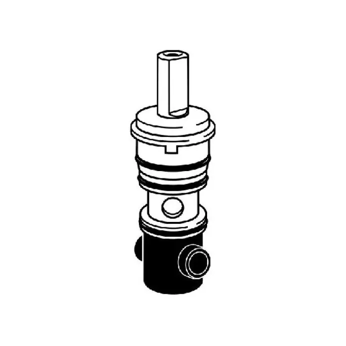 The Faucet Doctor 10454FD diverter stem 2-7/8 inch for B&K washerless 3-handle tube & shower faucet