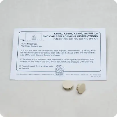 Almond End Cap for Baby Changing Station 69196 for Koala Kare Products 692
