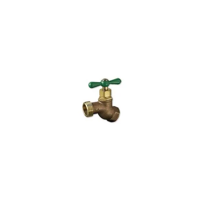 Matco V AZ207TF3LF Lead Free Aztec No Kink Hose Bibb with Tee Handle, FIP- CSA