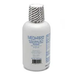 MEDI-FIRST 21511 Medi-Wash Eyewash Solution 16 oz Squeeze Bottle