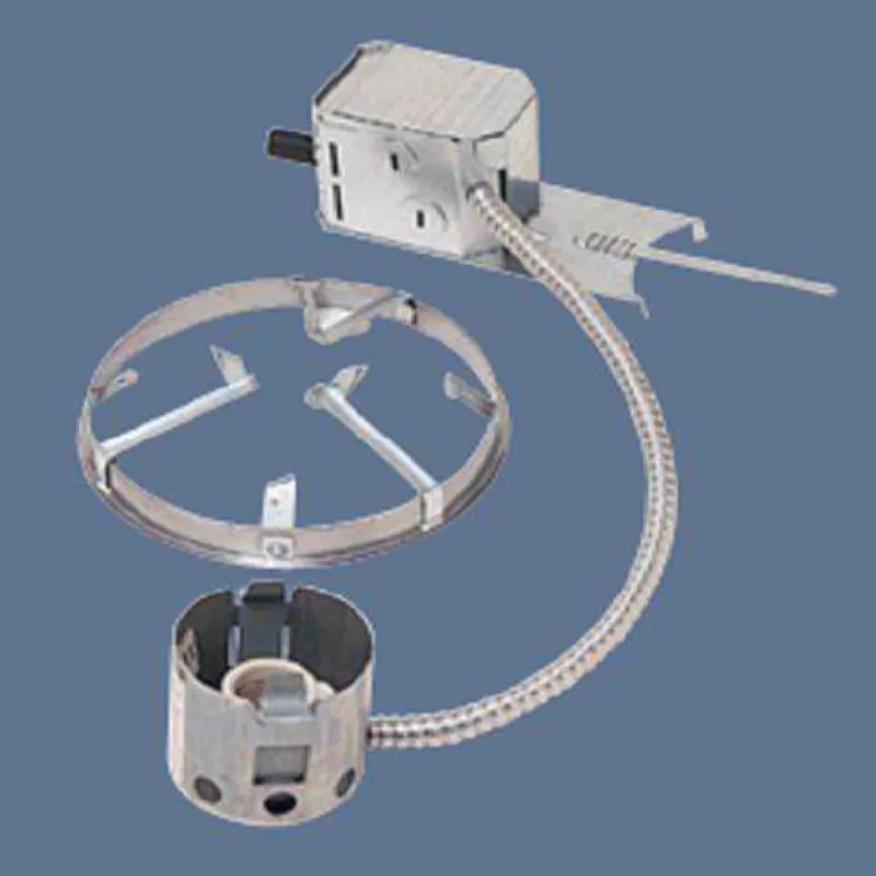 Lightolier 1003R Philips 5 Inch 120 Volt Galvanized Steel Non-IC Remodel Halogen Recessed Downlight Frame-In Kit