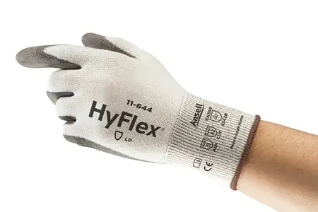 HyFlex 288188 HyFlex 11-644 Polyurethane Palm Coated Gloves Size 11