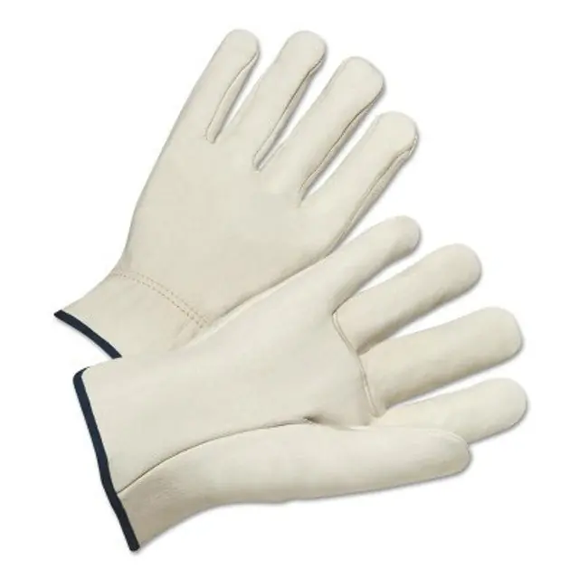 Anchor Brand 101-4000S Quality Grain Cowhide Leather Driver Gloves Small