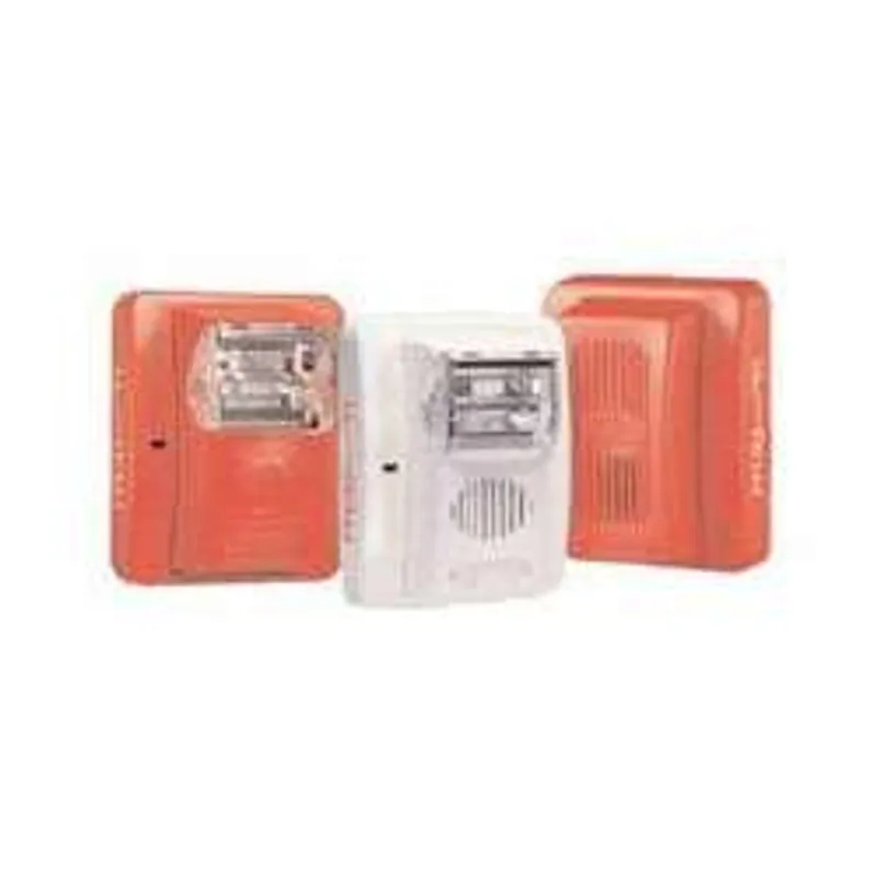 Gentex GEC24-15/75WR Horn Strobe 24VDC (Red Faceplate)