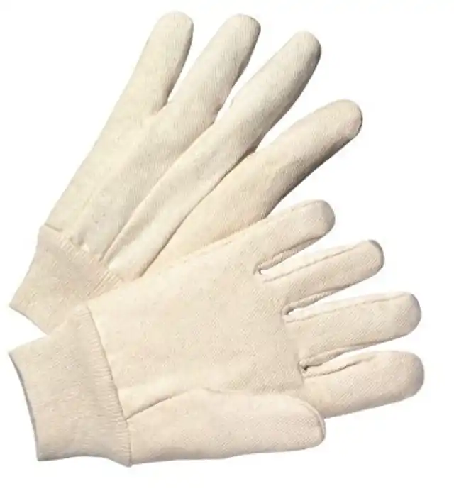 Anchor Brand 101-1110 Premium Grade Cotton Canvas Single-Palm Gloves - Large