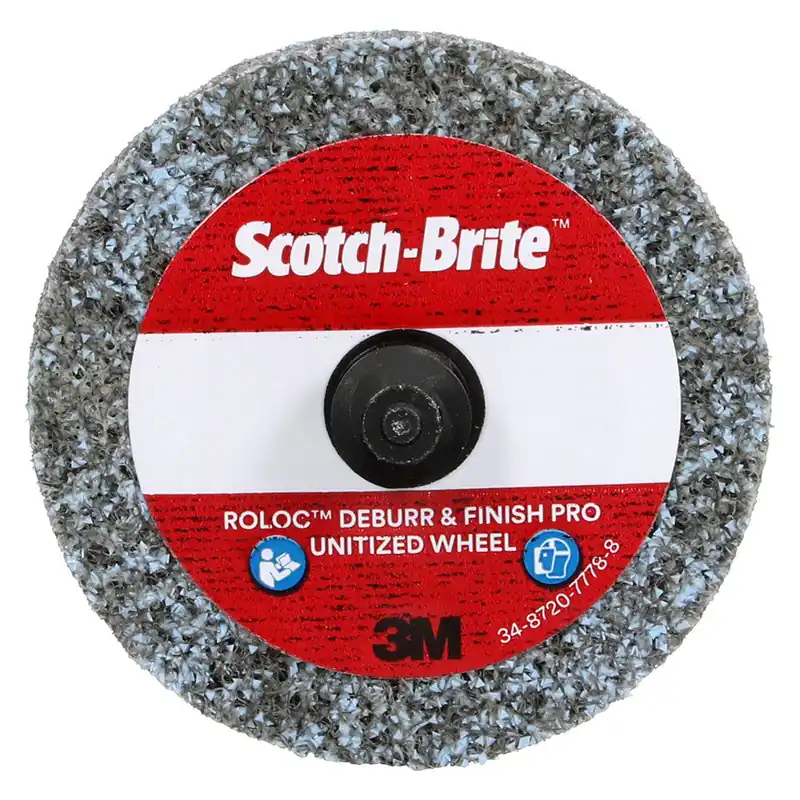 Scotch-Brite 7010365721 Roloc Deburr and Finish PRO Unitized Wheel 2 in Diameter