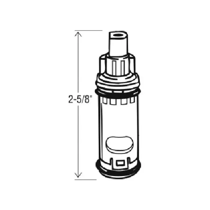 The Faucet Doctor 15101FD Washerless Cartridge 2-5/8 inch For Moen 1224B