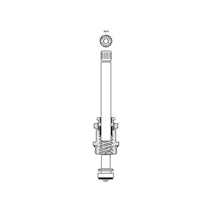 The Faucet Doctor 14614FD Stem 4-1/2 inch For Sayco Tub & Shower