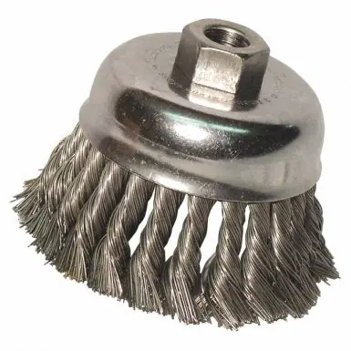 Anchor Brand 102-4KC58 Knot Wire Cup Brush 4 Inch Arbor 5/8-11