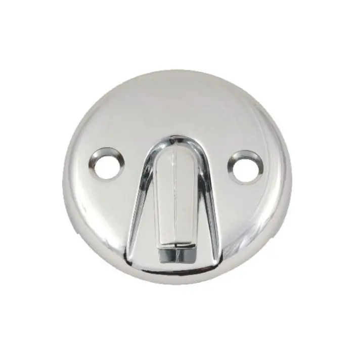 The Faucet Doctor 83001FD Chrome Drain Overflow Plate with Trip Lever