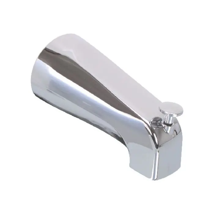The Faucet Doctor 82007FD Adjustable Slide Connector Diverter Spout 1/2 inch IPS Chrome For Copper