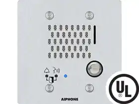 Aiphone IX-SS-2G SIP Compatible Flush Mounted IP Door Station, 2-Gang