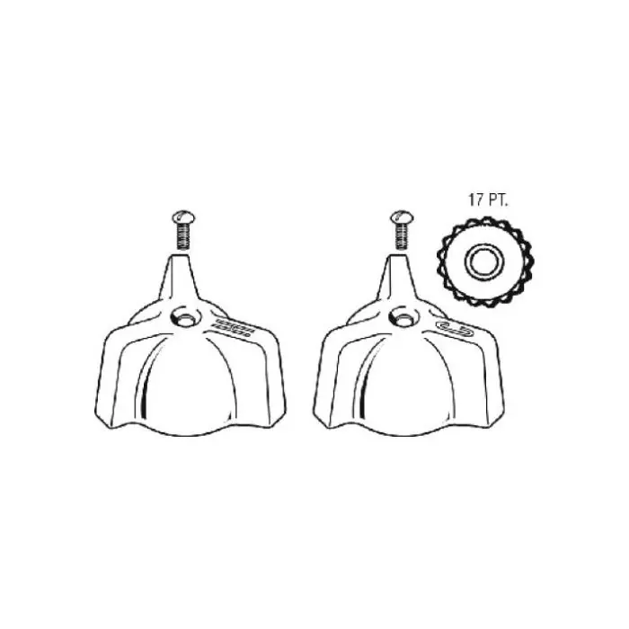 The Faucet Doctor 23905FD Metal Faucet Handles For Streamway