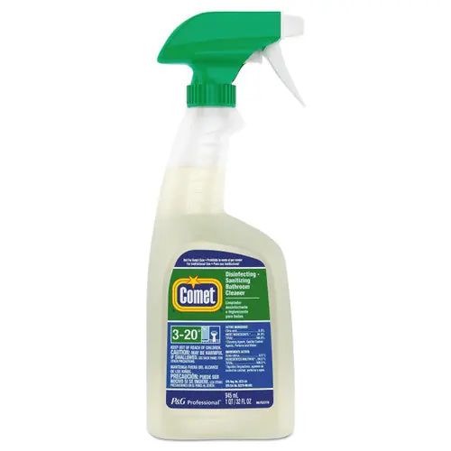Comet 37000225690 Disinfecting-Sanitizing Bathroom Cleaner 32 oz Trigger Spray Bottle