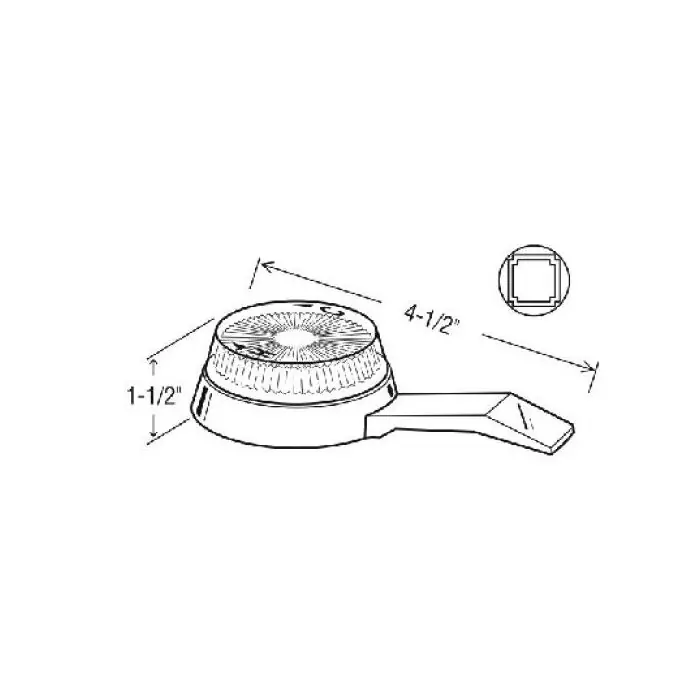 The Faucet Doctor 40002FD Faucet Handle 1-1/2 inch x 4-1/2 inch For American Standard