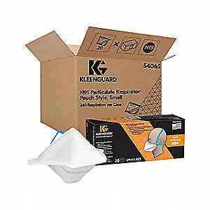 KleenGuard 54065 N95 Pouch Respirator Half Face Small