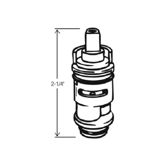 The Faucet Doctor 13510FD Washerless Stem 2-1/4 Inch For Milwaukee Faucets