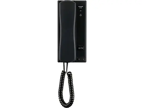 Aiphone IX-RS-B IP Audio Room Sub Station SIP Compatible with Privacy Handset Black