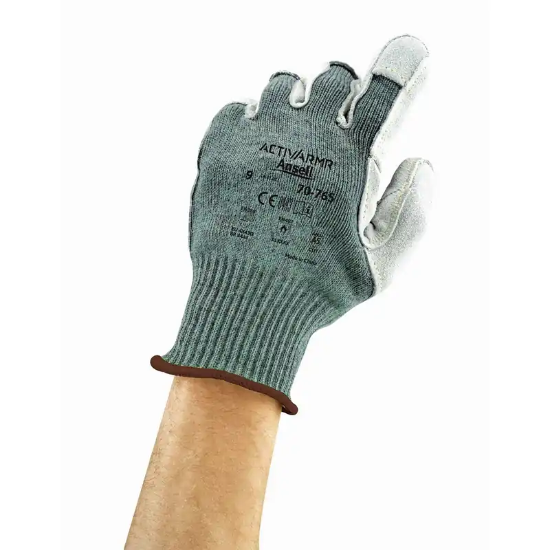 ActivArmr 245716 Cut Resistant Gloves with Leather Palm Size 10