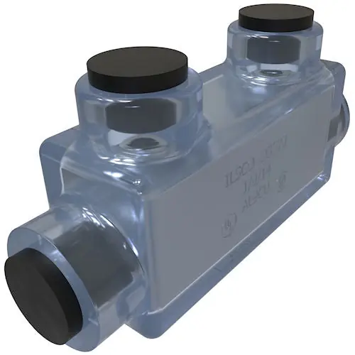 Ilsco ECT-1/0 CLEAR INS AL MECH T 1